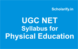 UGC NET Syllabus Physical Education