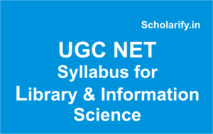 ugc net library and information science