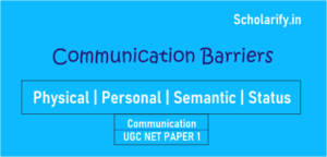 Communication Barriers UGC NET