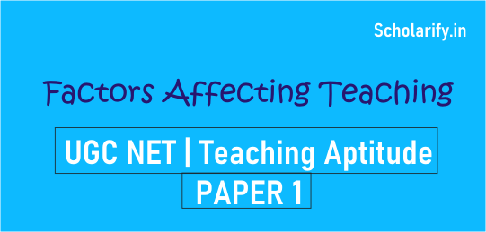 Factors Affecting Teaching