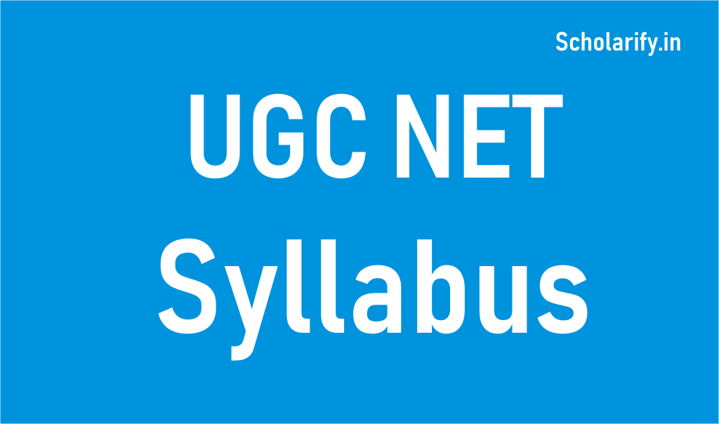UGC NET Syllabus 2020