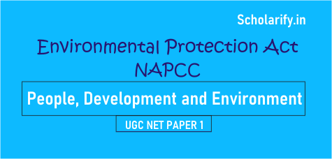 Environmental Protection Act NAPCC UGC NET